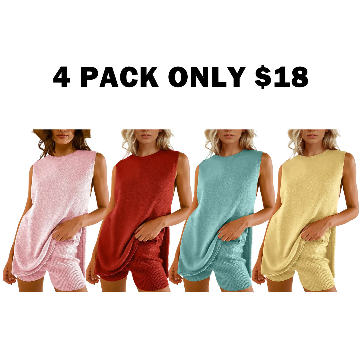Women's 2 Piece Summer Knit Sweater Set