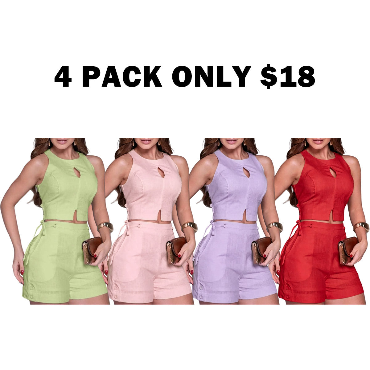 Women's 2 Pieces Summer Outfit
