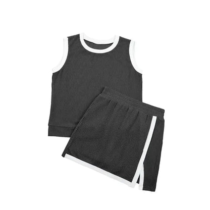 Women's Crewneck Ribbed 2-Piece Sets