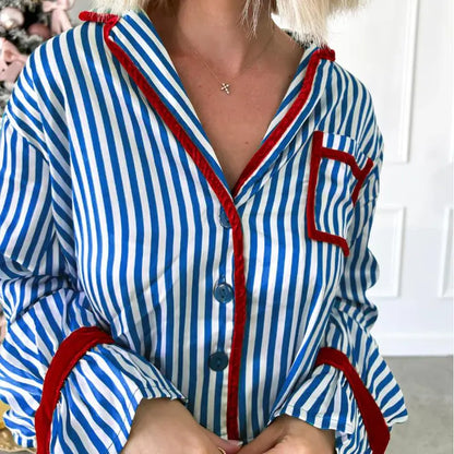 Striped Pajama Set