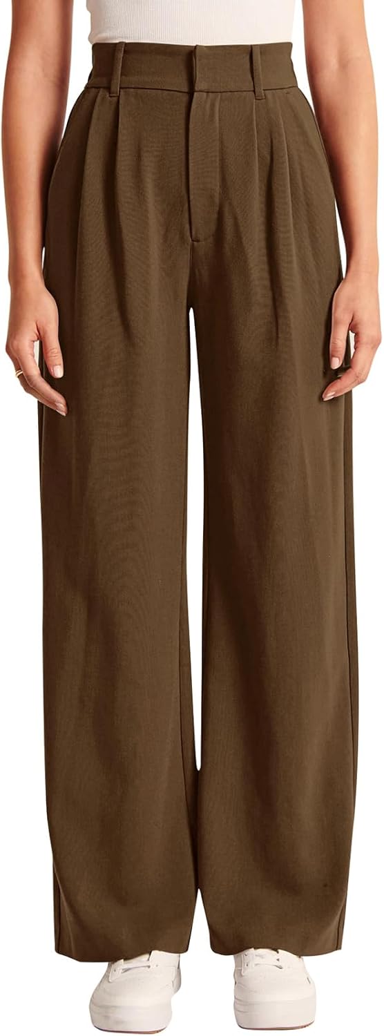 High-Waisted Work Pants for Women – Business Casual Office Trousers with Pockets (2026 Edition)