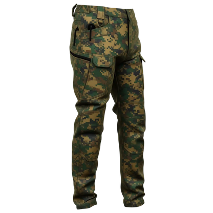 Men's Windproof Fleece-Lined Tactical Pants