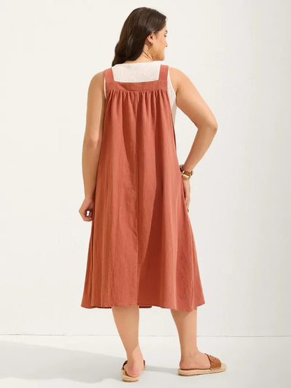 Cotton Pinafore Overall Dress