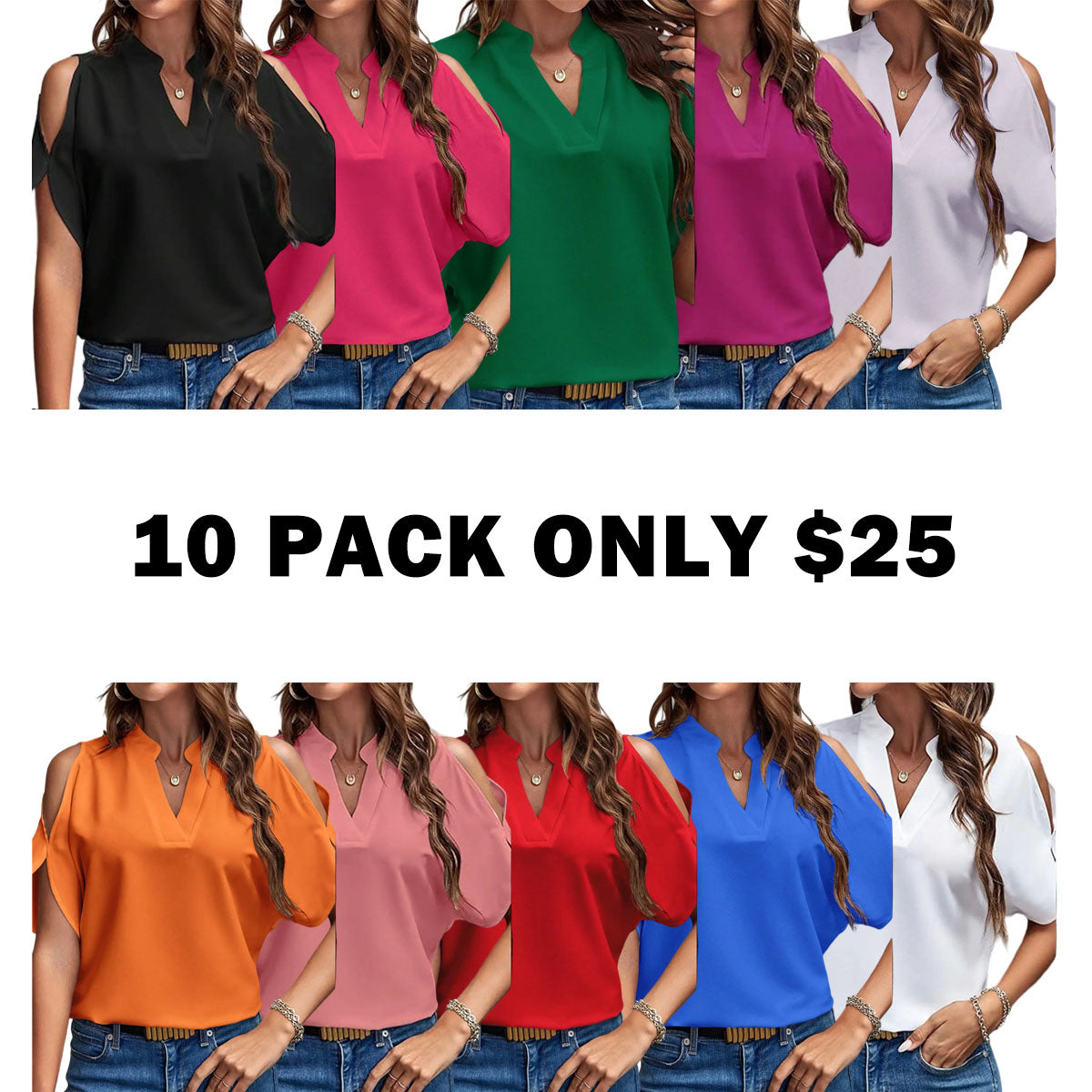 Women's Solid Color Casual Fitted T-Shirt, Short Sleeve Off-Shoulder Top