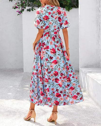 Women Summer Floral Maxi Dresses