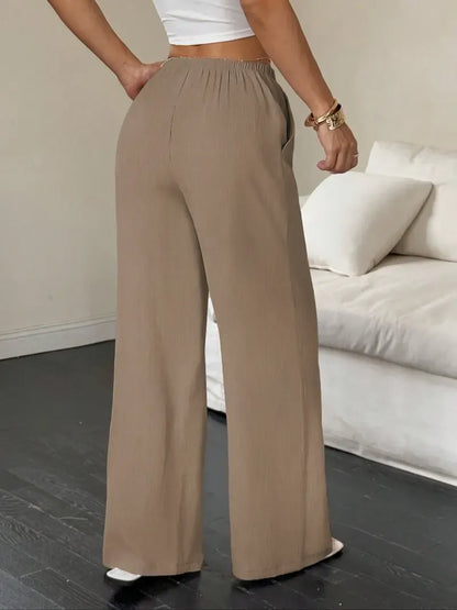 Women's Linen Wide Leg Pants