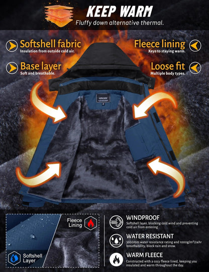 💝💝BESTSELLER | 6PCS $25.99 | Men's Fleece-Lined Outdoor Jacket