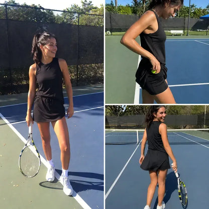 Two Piece Tennis Skirt Sets