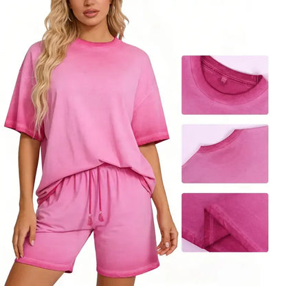 Women's Oversized Tshirt & Shorts Set