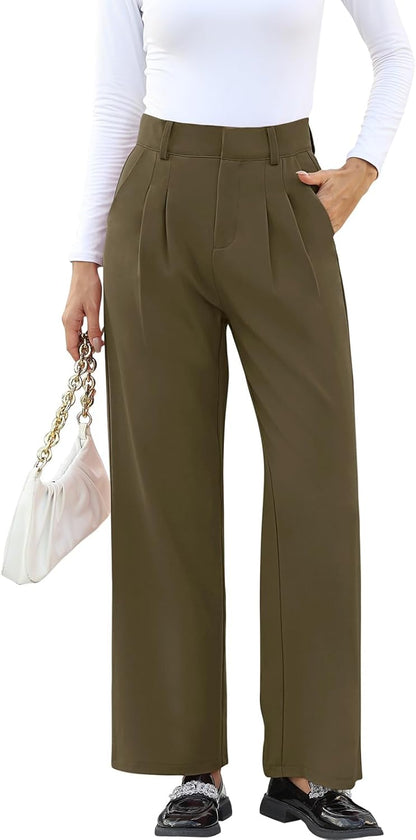 High-Waisted Work Pants for Women – Business Casual Office Trousers with Pockets (2026 Edition)