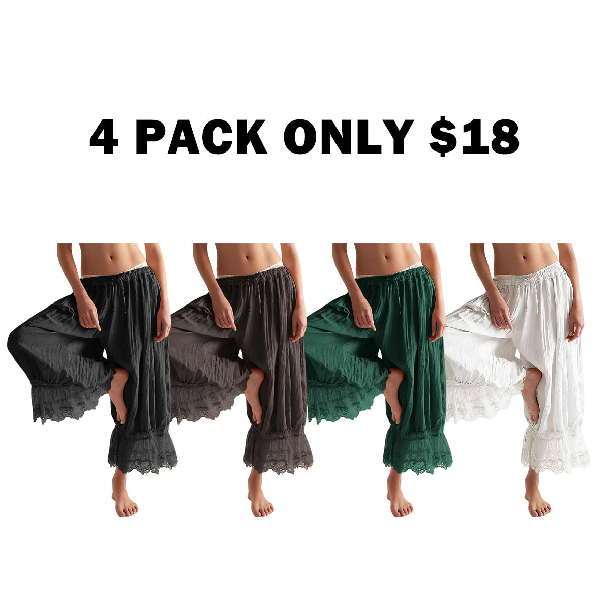 Lace Bloomer Pants