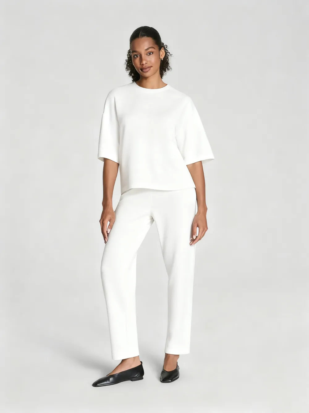 Relaxed Tee +Slim Straight Pant- 2 Piece Set