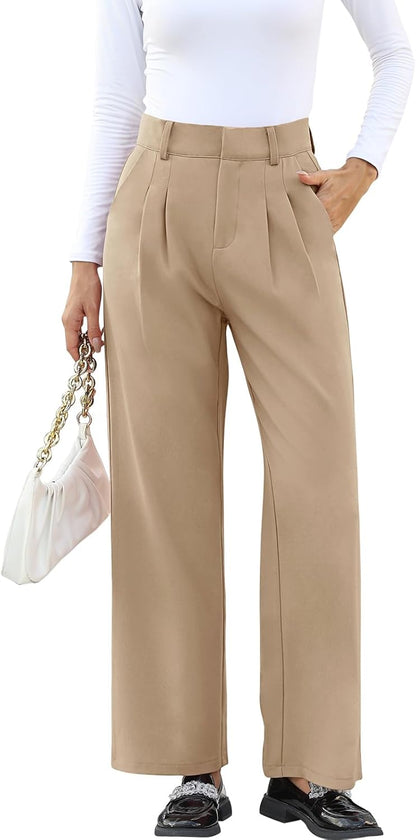 High-Waisted Work Pants for Women – Business Casual Office Trousers with Pockets (2026 Edition)