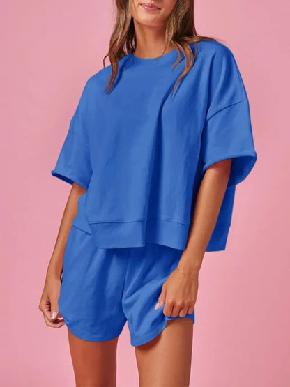 Oversized Cropped Tracksuit Sets