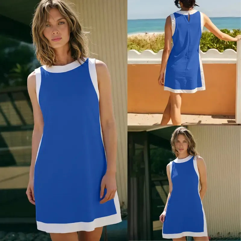 Women's Casual Color Block Two Piece Sets