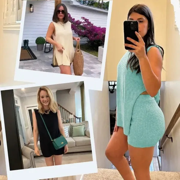 Women's 2 Piece Summer Knit Sweater Set