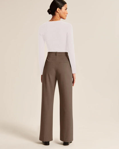 High-Waisted Work Pants for Women – Business Casual Office Trousers with Pockets (2026 Edition)