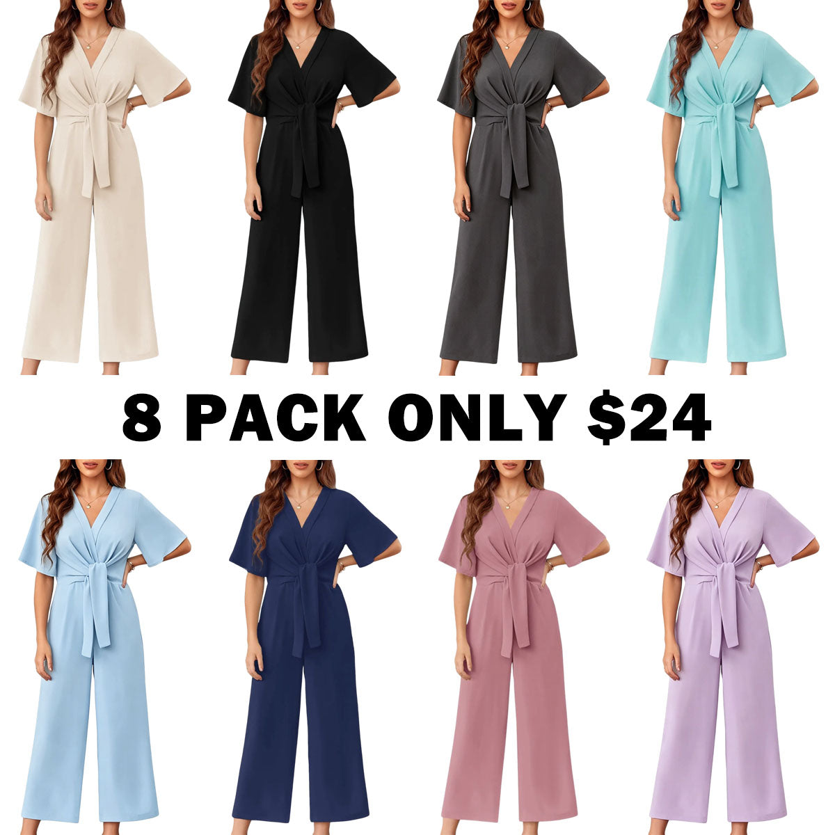 Women's Wide Leg Jumpsuits