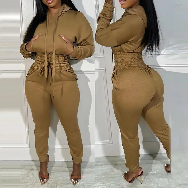 2 Piece Outfits Lounge Hoodie