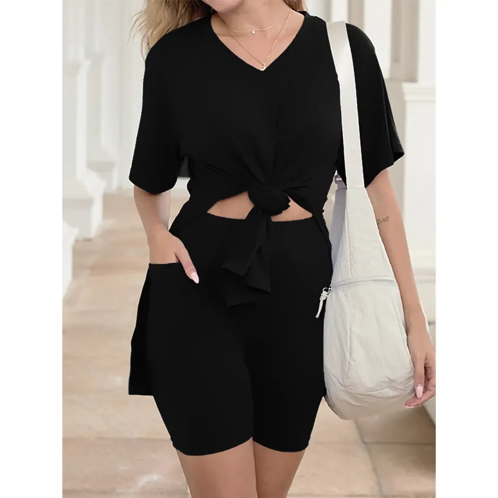 Plus Two Piece Outfits for Women With Pockets