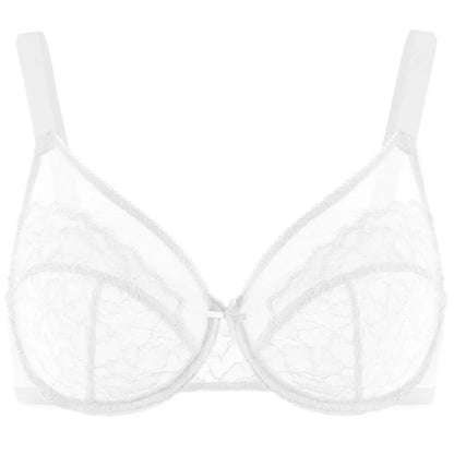 Enchante Floral Lace Plus Size Full Coverage Bra