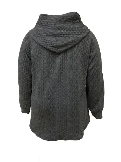 Women's Solid Color Pocket Coat
