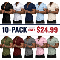 Short sleeves🔥10-Pack $24.99 (All colors)
