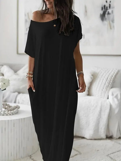 Batwing Sleeve Lounge Dress