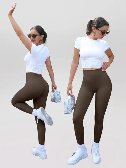 Women's Legging Seamless Yoga Workout High Waist Butt Liftings Athletic Leggings