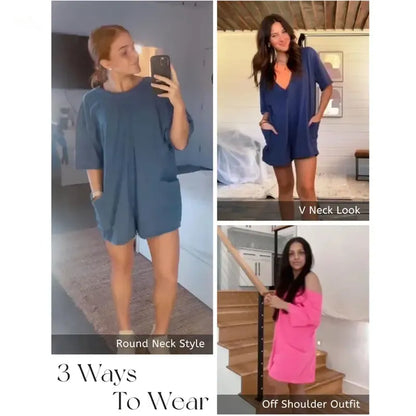 Women's Oversized Athletic Jumpsuit