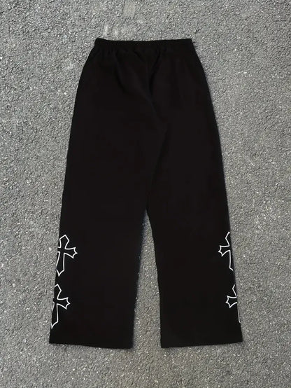 Men's Athletic Pants with White Side Stripes