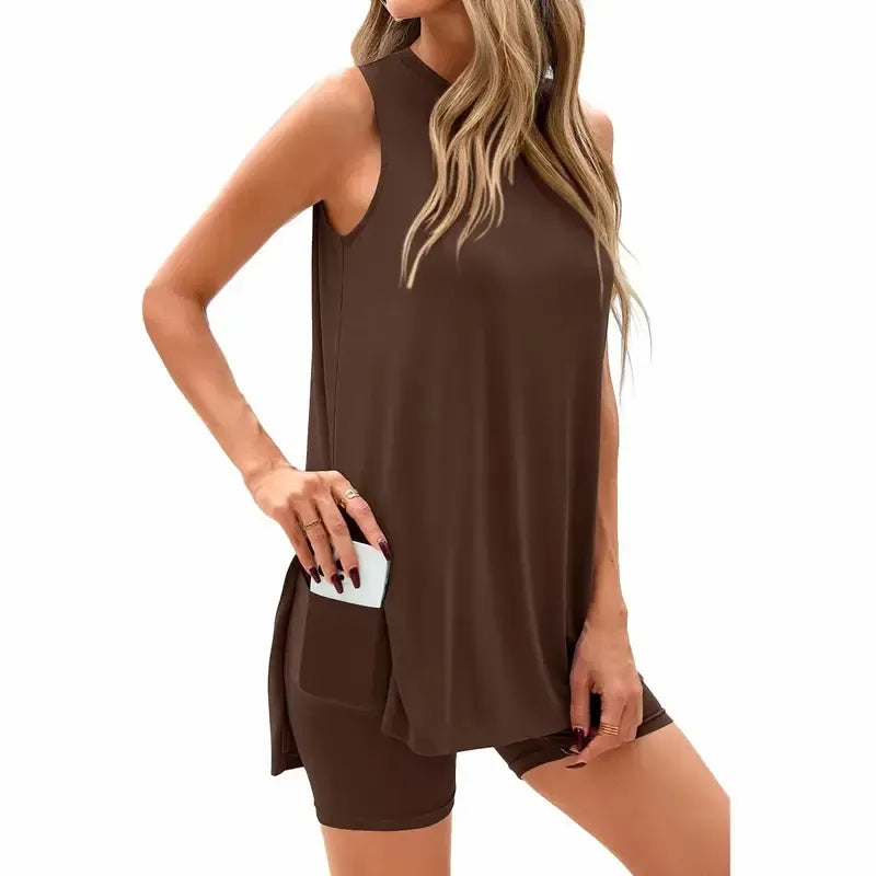 Women's 2-Piece Lounge Shorts Set