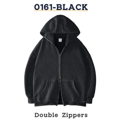 Men´s Hoodies Unisex Oversized Zip-Up Hoodie