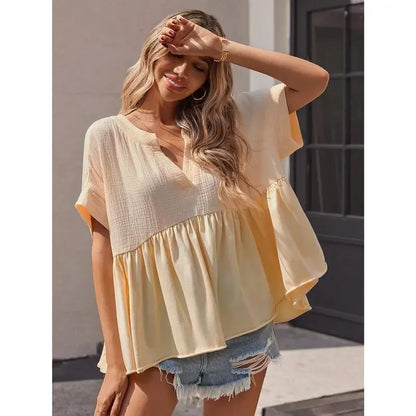 Women’s Summer Babydoll Tops