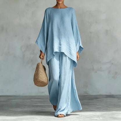 Boho Linen Two Piece Set