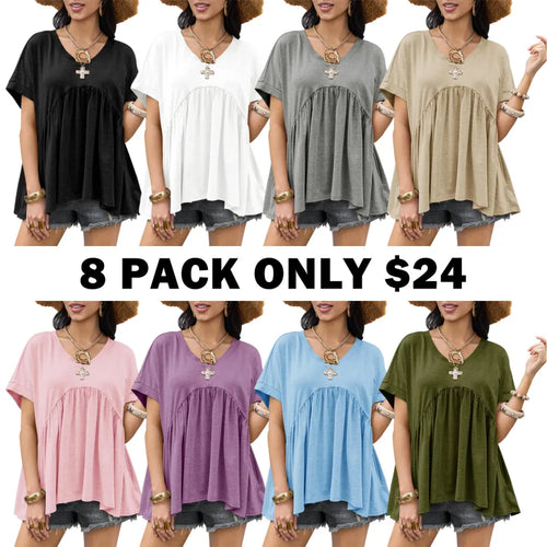 Women‘s Summer Peplum Tops