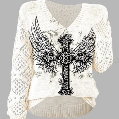 Sweater and Lace Up Pants Matching Set
