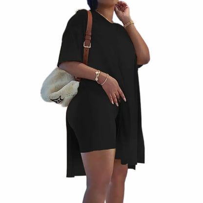 Plus Size 2 Piece Outfits Short