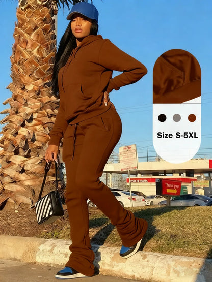 Womens Sweatshirt 2 Piece Pants Set