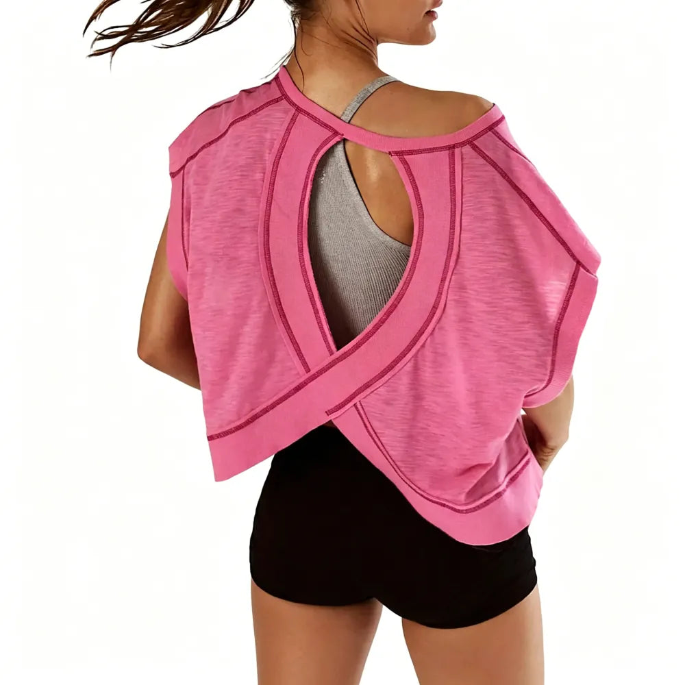 Women’s Open Back Workout Tops