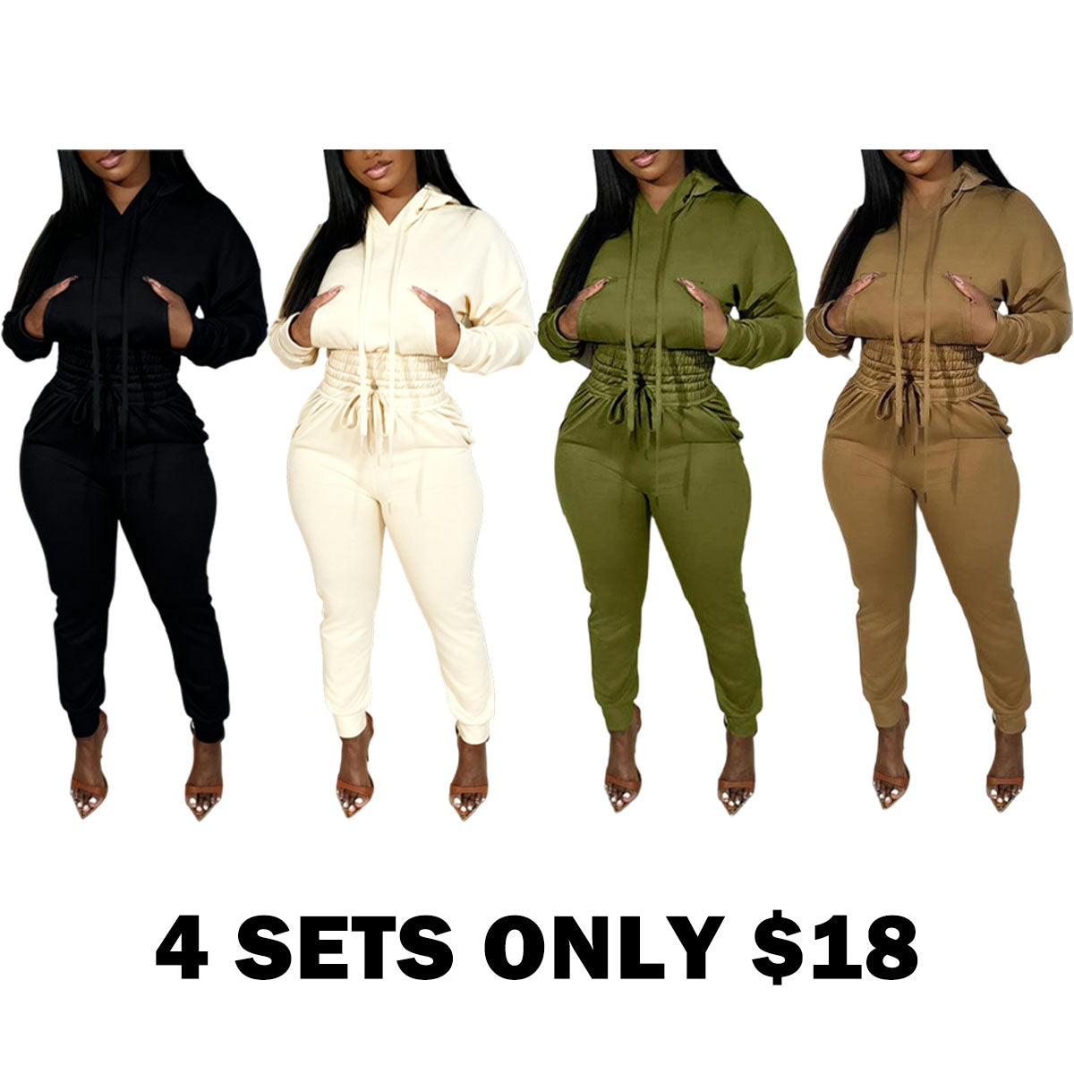 2 Piece Outfits Lounge Hoodie