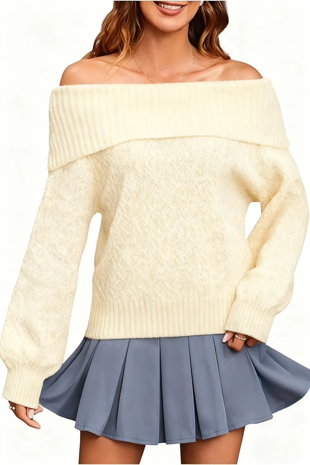Off The Shoulder Sweater
