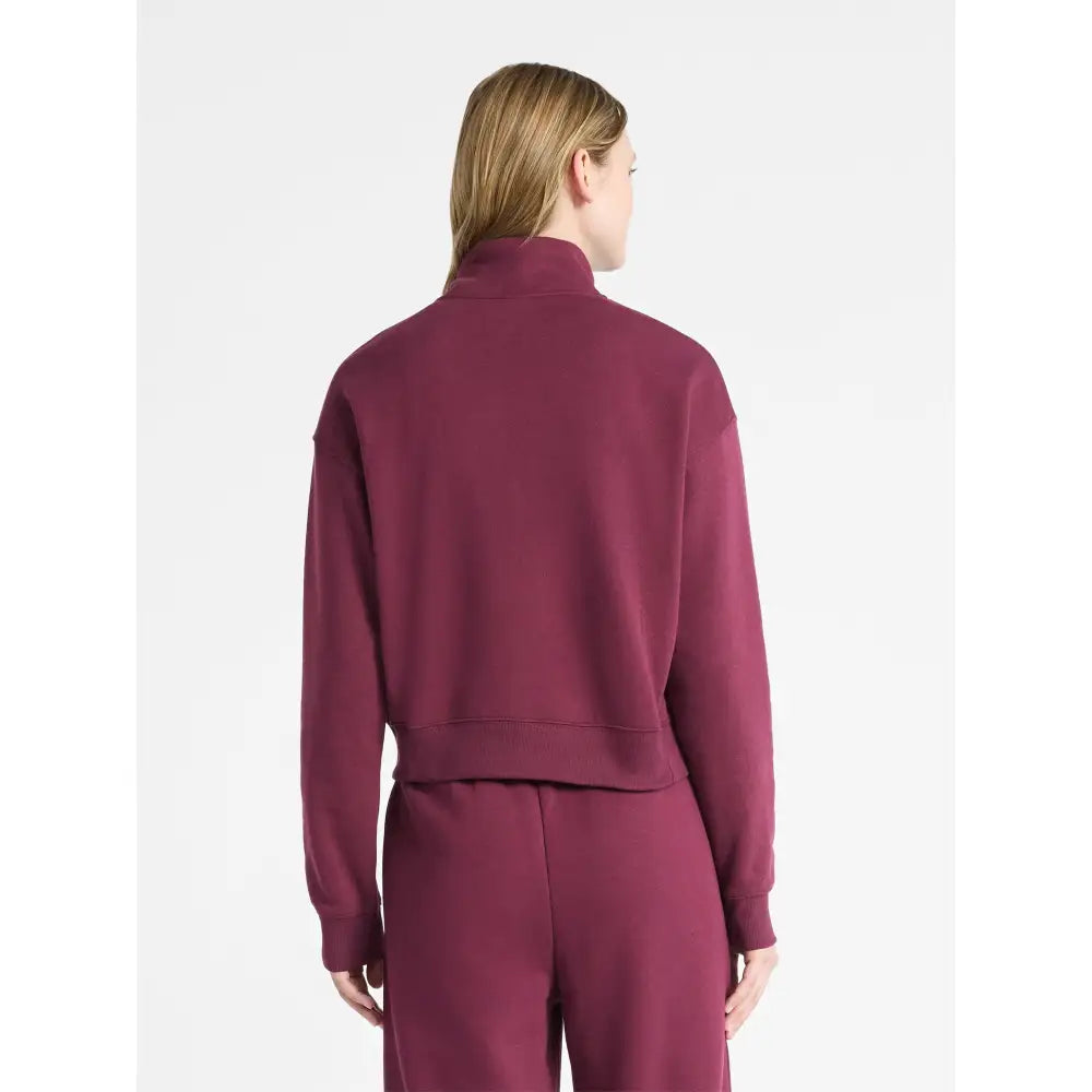 Fleece Half Zip Pullover & Cargo Wide-Leg Pants 2-Piece Set