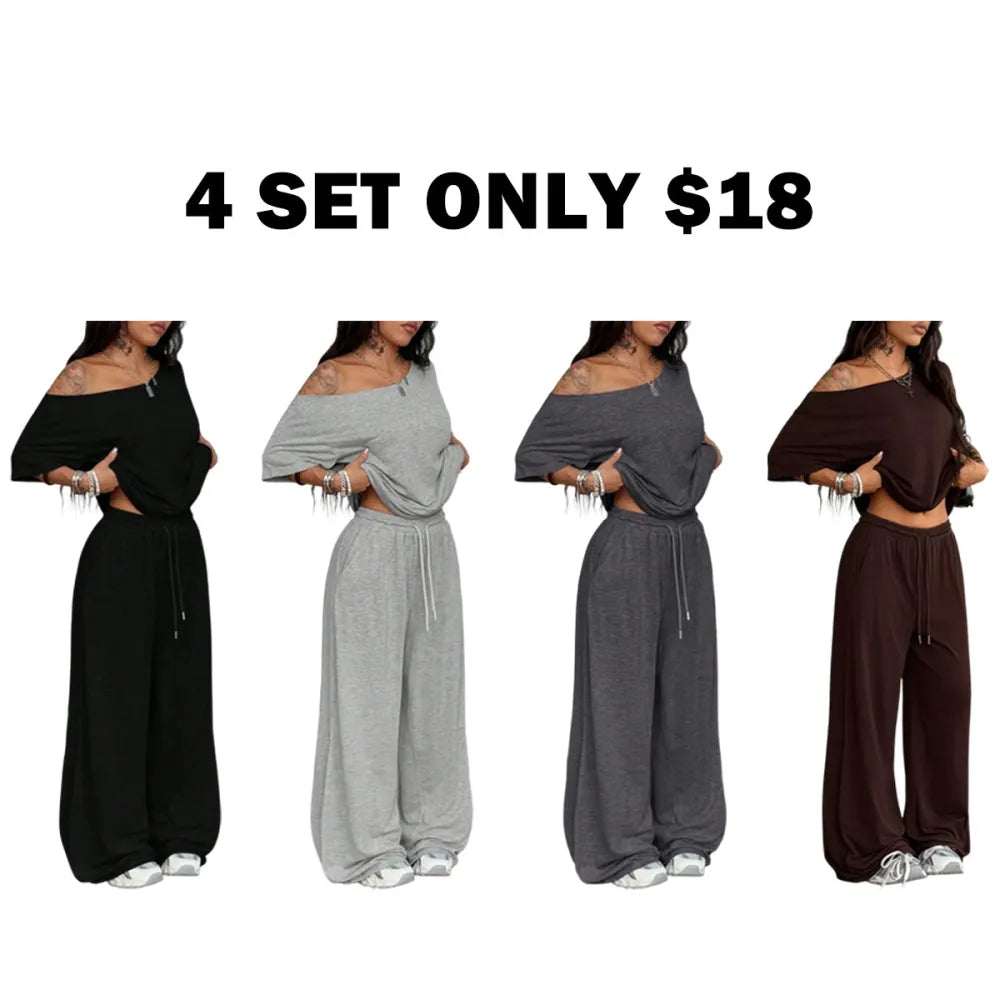 2pcs/Set Women's Minimalist Basic Daily Wear