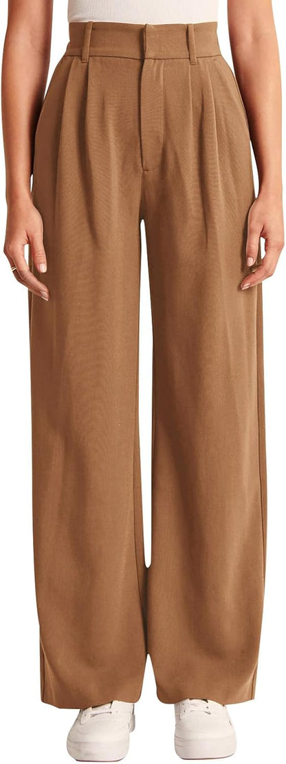 High-Waisted Work Pants for Women – Business Casual Office Trousers with Pockets (2026 Edition)