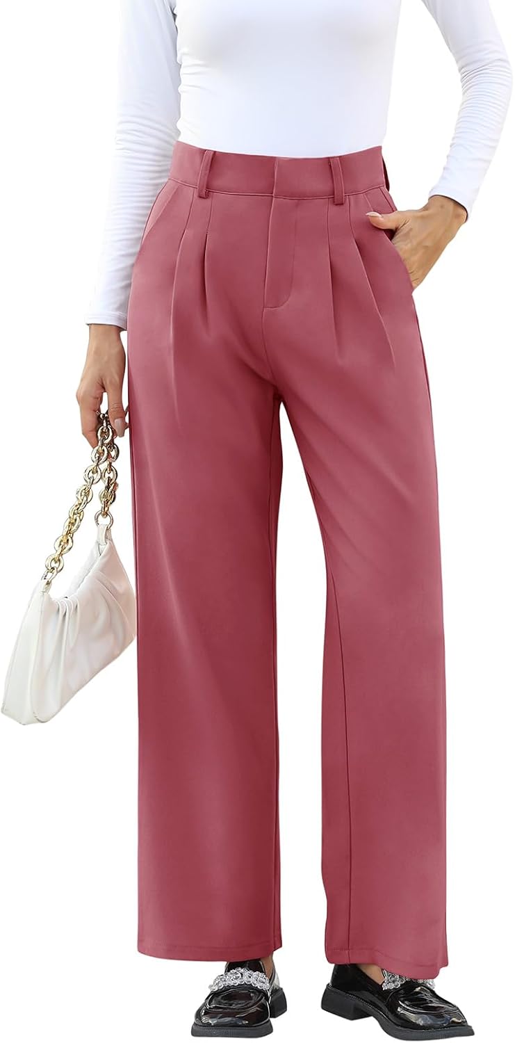 High-Waisted Work Pants for Women – Business Casual Office Trousers with Pockets (2026 Edition)