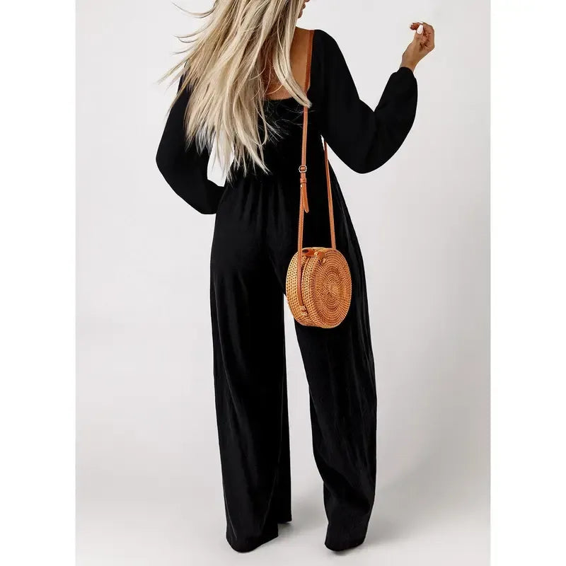 Women's Casual Loose Overalls Jumpsuits