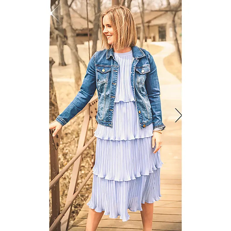Women's 2026 Summer Sleeveless Chiffon Flowy Midi Dress