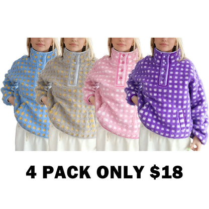 Women's Plaid Hoodie