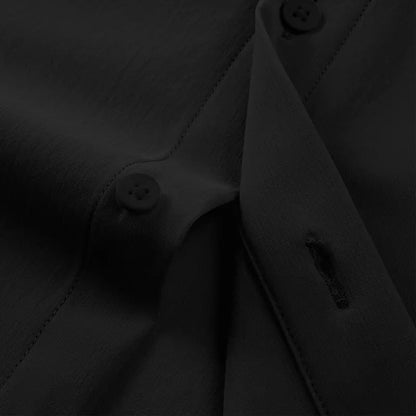 Men's slim fit stretch wrinkle-free button shirt